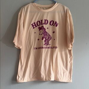 Cream Graphic T-Shirt